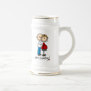 Caneca De Cerveja Camisetas e Presentes para Casal que Está Esperand