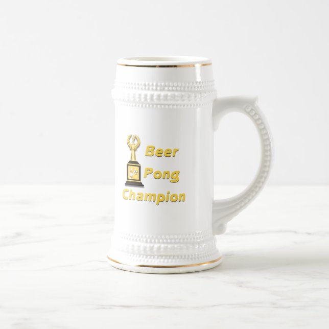 Caneca De Cerveja Campeão de Pong da cerveja (Direita)
