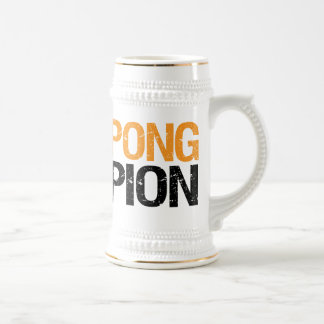 Caneca De Cerveja campeão do pong da cerveja
