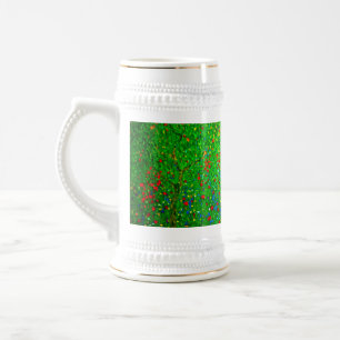 Caneca De Cerveja Campo de Papoulas de Gustav Klimt