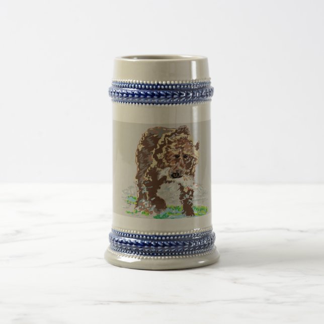 Caneca De Cerveja Caneca: Urso Grizzly (Centro)