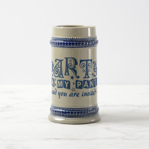 Caneca De Cerveja caneta PANTS DE PARTE - escolha estilo e cor