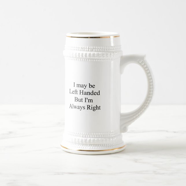Caneca De Cerveja Canhoto (Direita)
