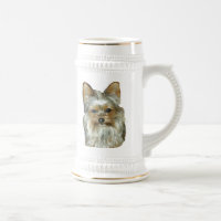 Cão 4B,Yorkshire Terrier,Caneca de cerveja
