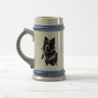 Caneca De Cerveja cão, caçador de sonhos, amuleto, talismã,