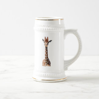 Caneca De Cerveja Cara de girafa bonita
