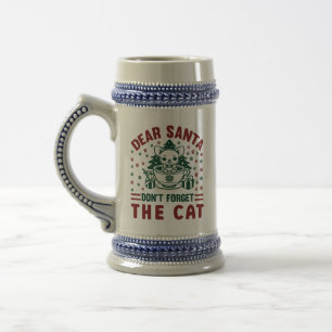 Caneca De Cerveja Caros Papais noeis não se esqueçam do Cat-68175