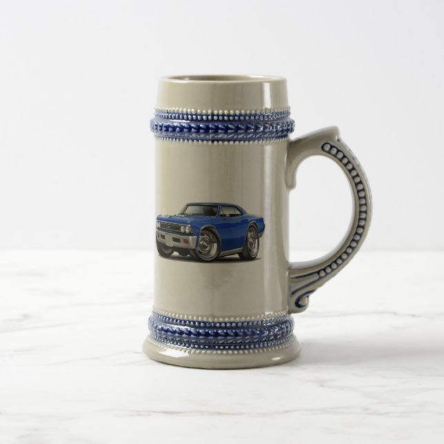 Caneca De Cerveja Carro 1966 do azul de Chevelle (Direita)