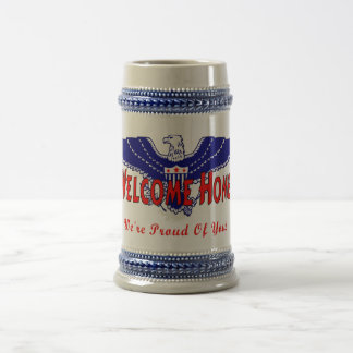 Caneca De Cerveja Casa bem-vinda das forças armadas