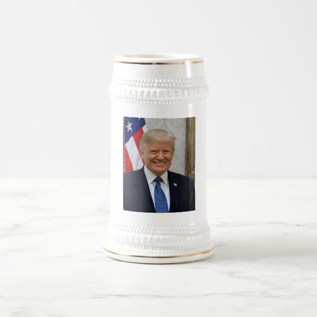 Caneca De Cerveja Casa Branca do Presidente Americano Donald Trump (Centro)