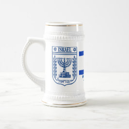 Caneca De Cerveja Casaco de Armas Personalizadas de Presente de Bram