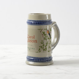 Caneca De Cerveja Casamento Botânico - Mug Personalizado - Noiva Per