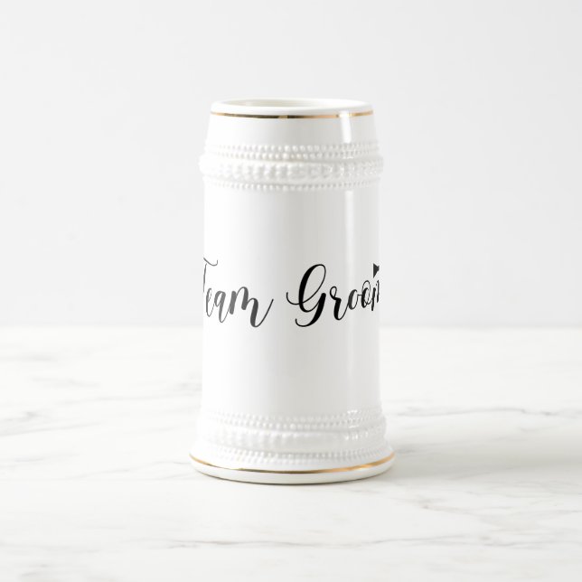 Caneca De Cerveja Casamento de Equipe, Solteiro-festa-gravata (Centro)