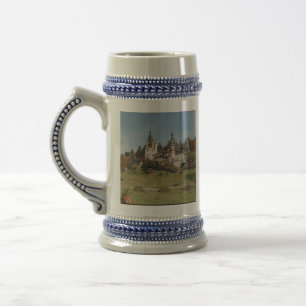 Caneca De Cerveja Castelo de Peles nas montanhas romenas