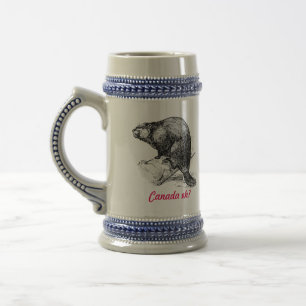 Caneca De Cerveja Castor Canadá eh?  Rota do farol