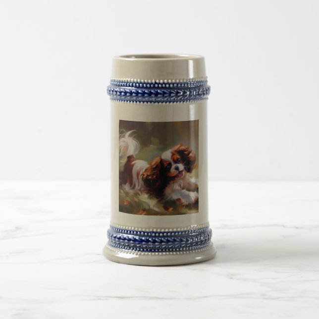 Caneca De Cerveja Cavalier King Charles Spaniel Dog (Centro)