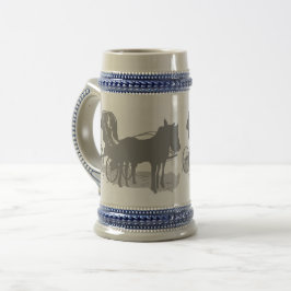 Caneca De Cerveja Cavalo de Mug e Buggy