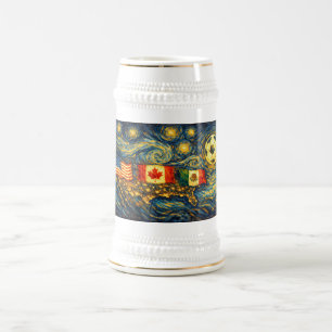 Caneca De Cerveja Celebre orgulho EUA Canadá México 