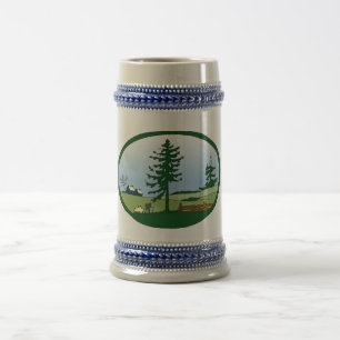 Caneca de cerveja cerâmica Countryside