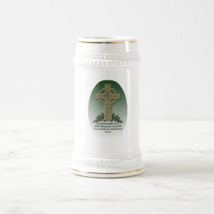 Caneca de cerveja cerâmica da cerveja do Natal