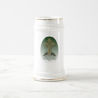 Caneca de cerveja cerâmica da cerveja do Natal