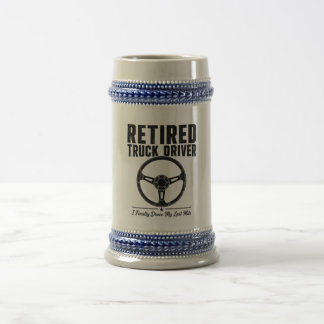 Caneca De Cerveja Cerveja para Motorista de Caminhão Aposentado - Fi