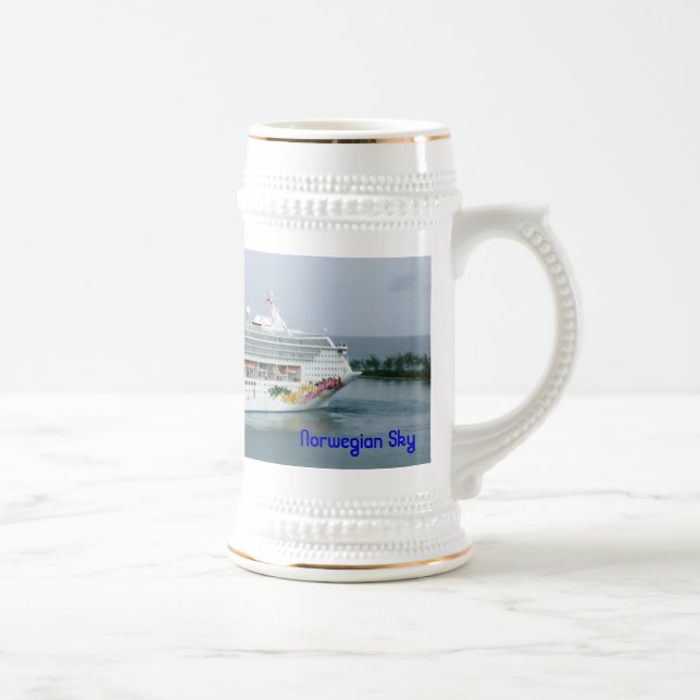 Caneca De Cerveja Céu que gira em Nassau (Direita)