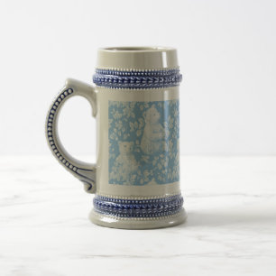 Caneca De Cerveja Chá de Bebê Urso Floral Toile Francês