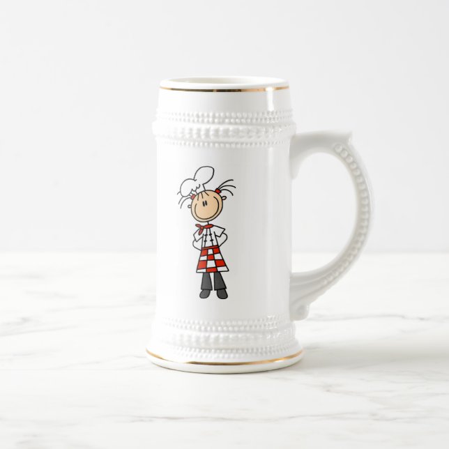 Caneca De Cerveja Chef Feminino (Direita)