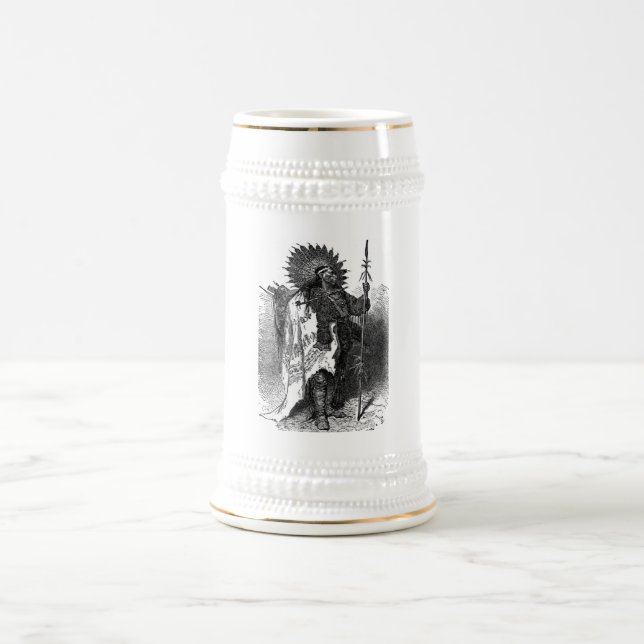Caneca De Cerveja Chefe Mug indiano (Centro)