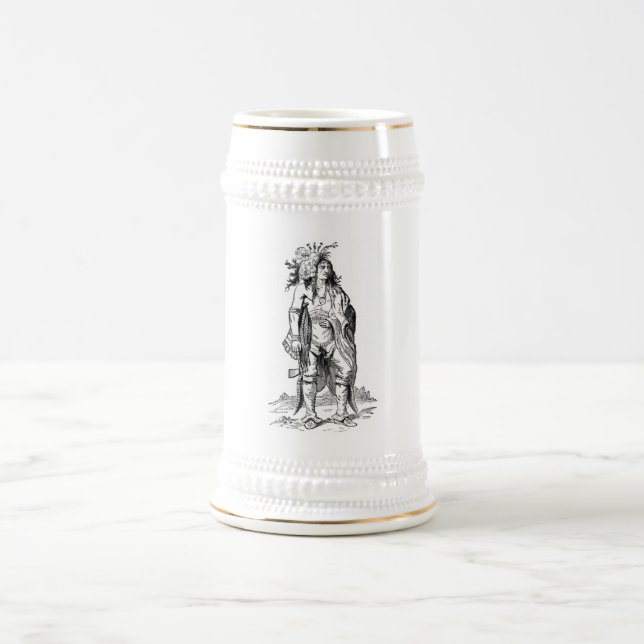 Caneca De Cerveja Chefe Mug indiano (Centro)