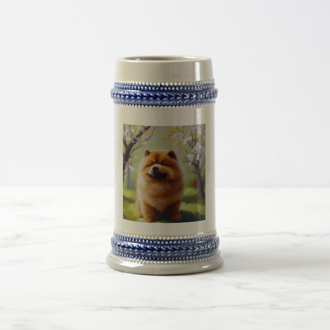 Caneca De Cerveja Chow Chow Dog (Centro)