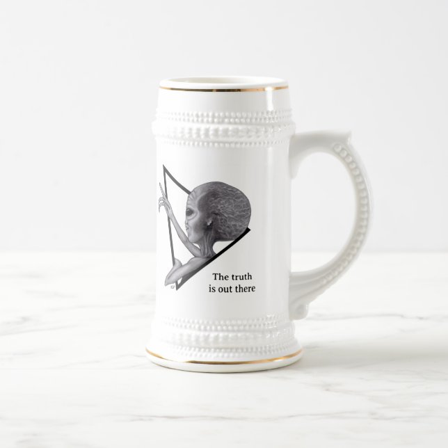 Caneca De Cerveja Cinza, a verdade está lá fora (Direita)
