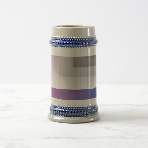 Caneca De Cerveja Cinza azul da Fuchsia