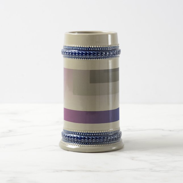 Caneca De Cerveja Cinza azul da Fuchsia (Centro)