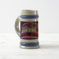 Cinza de iluminação de prédio/Caneca de cerveja az