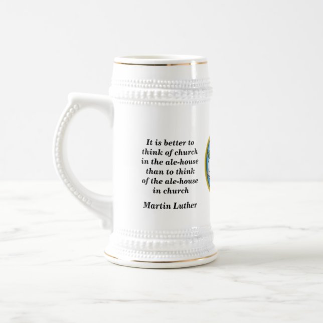 Caneca De Cerveja Citação de Martin Luther Beer (Esquerda)