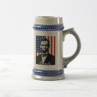 Caneca De Cerveja Citações de Abraham Lincoln Gettysburg