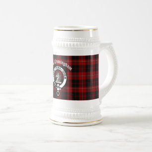 Caneca De Cerveja Clan Cunningham Crachá & Tartan
