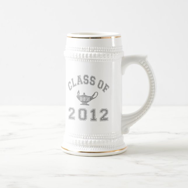 Caneca De Cerveja Classe de 2012 BSN - cinza (Direita)