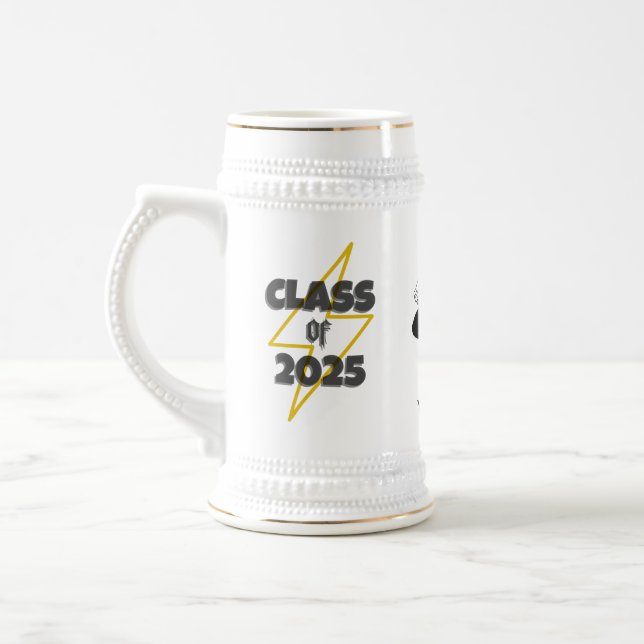 CANECA DE CERVEJA CLASSE PERSONALIZADA DE HOMENS DE DABBING DE GRADU (Esquerda)