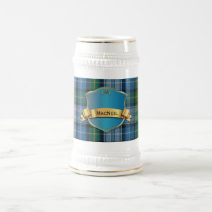 Caneca de cerveja clássica da xadrez de Tartan de