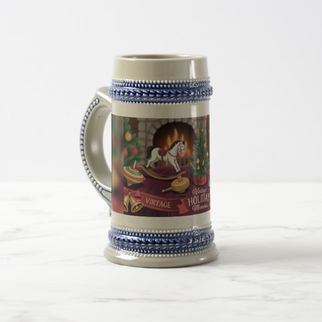 Caneca De Cerveja Clássicos de Férias de Natal (Frente Esquerda)