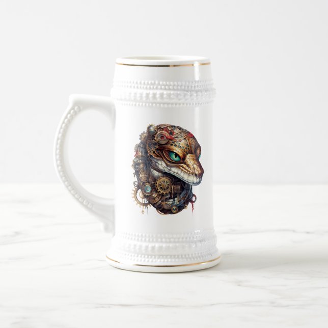 Caneca De Cerveja Cobra Steampunk (Esquerda)