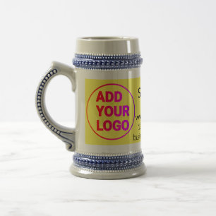 Caneca De Cerveja Código QR minimalista simples adicionar logotipo n
