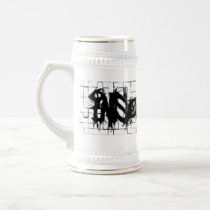 Caneca De Cerveja Colagem dos Insomniacs dos grafites