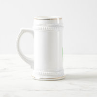 Caneca de Cerveja com Arte de Texto de Grafite Urb