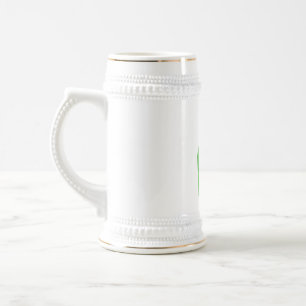 Caneca de Cerveja com Arte de Texto de Grafite Urb