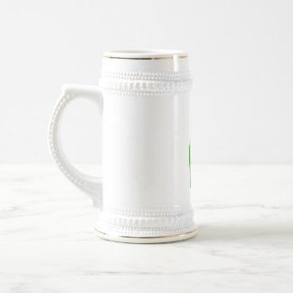 Caneca de Cerveja com Arte de Texto de Grafite Urb