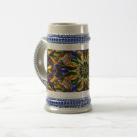 Caneca de cerveja com Design Brasil Colors